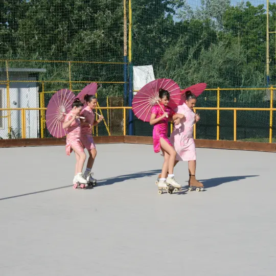 Foto del Saggio di Fine Anno 2025-2026 del pattinaggio a rotelle Pian Due Torri Magliana